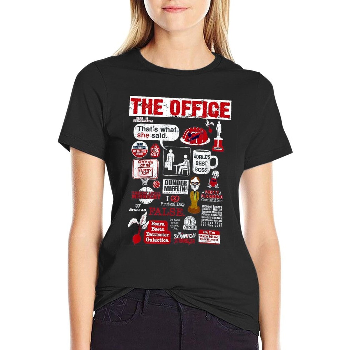 The Office Quote Mash-Up Vintage Funny Comfortable T-Shirt