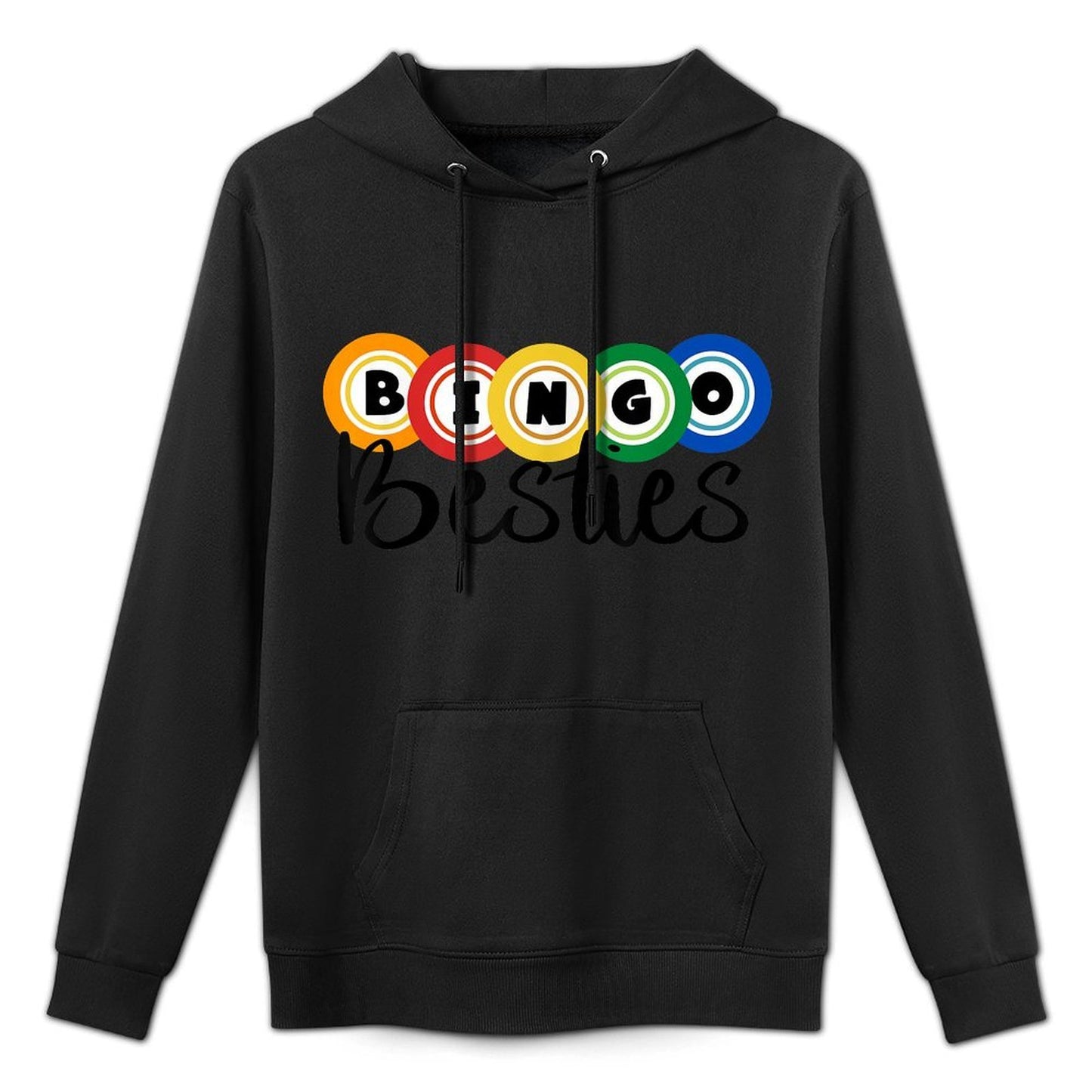 Bingo Besties Bingo Buddy Funny Bingo Easy Care Hoodie