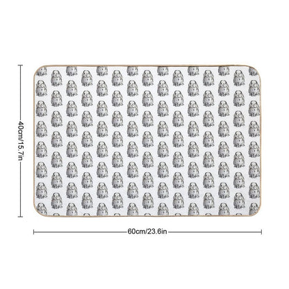 Lop Eared Bunny  Stain-Proof Bath Mat