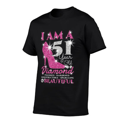 I Am A 51 Year Old Diamond, Womens 51st Birthday  Classic T-Shirt
