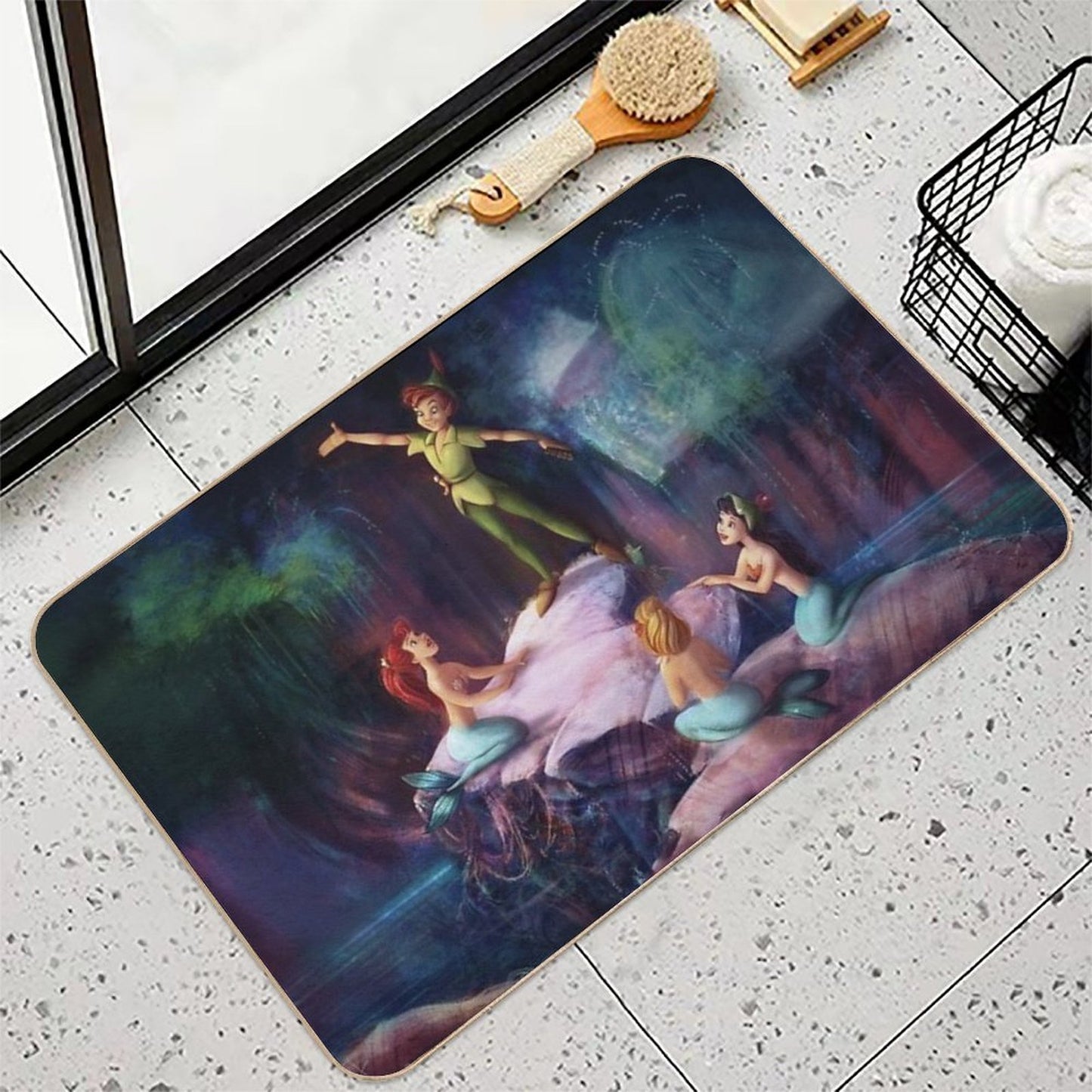 Mermaids  Rapid-Drying Bath Mat