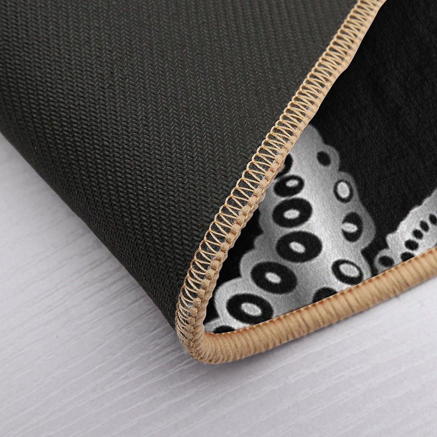 Octopus Design Silver  Fade-Resistant Bath Mat