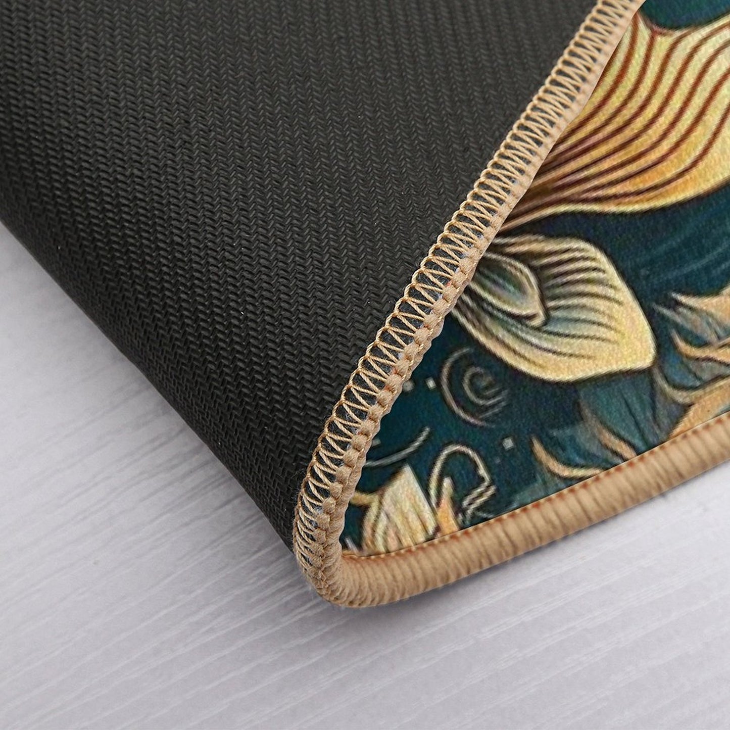 Elegant Lucky Gold Fish  Odorless Bath Mat