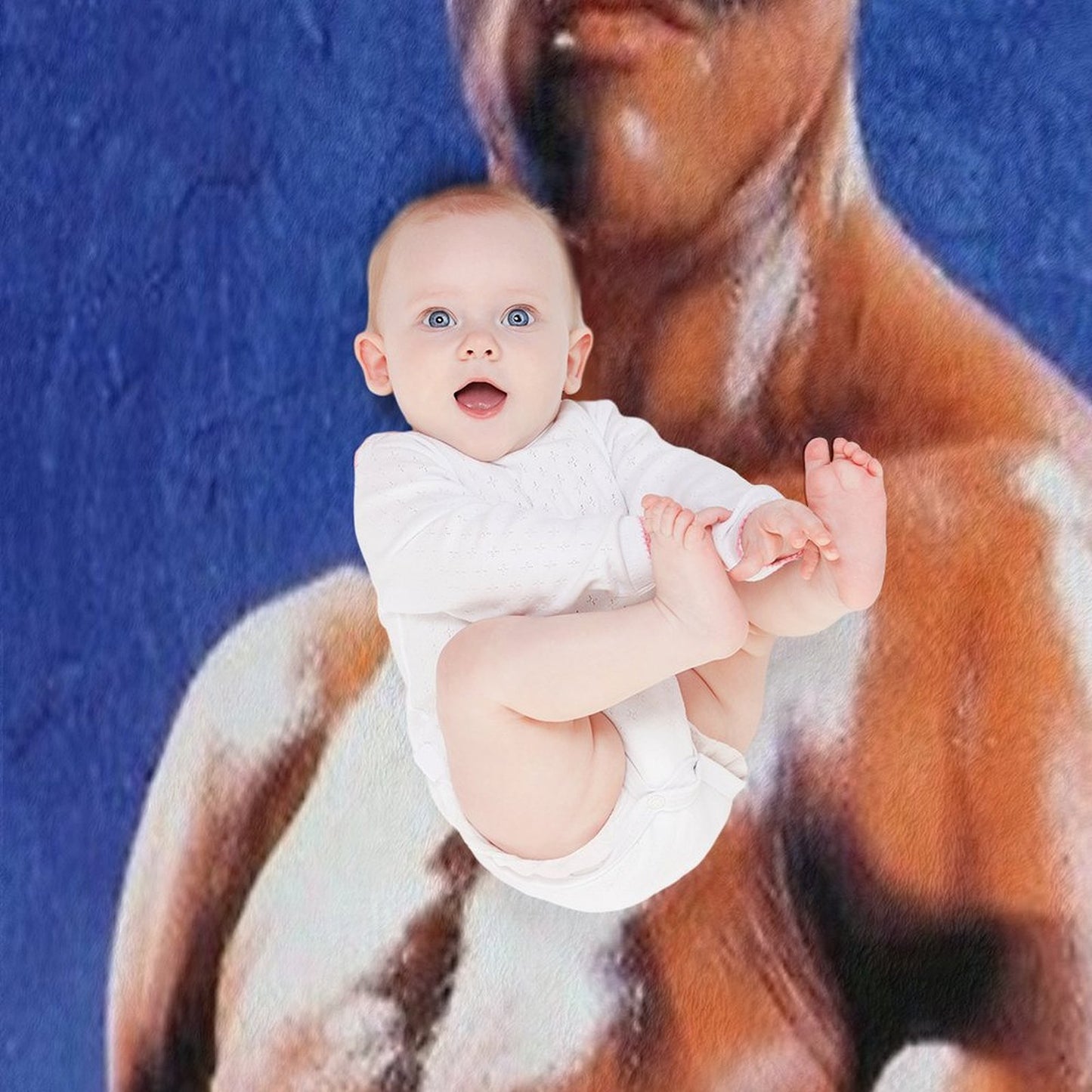 Arnold Schwarzenegger Plush Throw Blanket