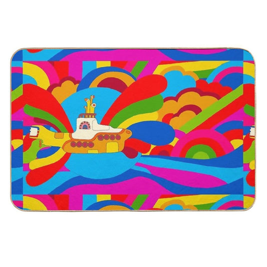 We All Live in A...  Dirt-Trapping Bath Mat