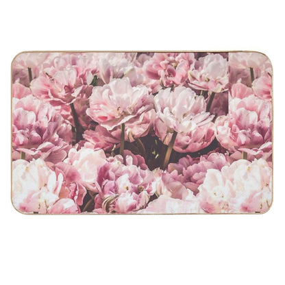 Romantic Pink Peonies, Peonies, Pink Peonies  Long-Lasting Bath Mat