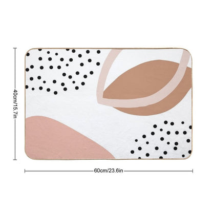 Abstract, Mid Century & Modern Kids Wall Art  Anti-Trip Bath Mat