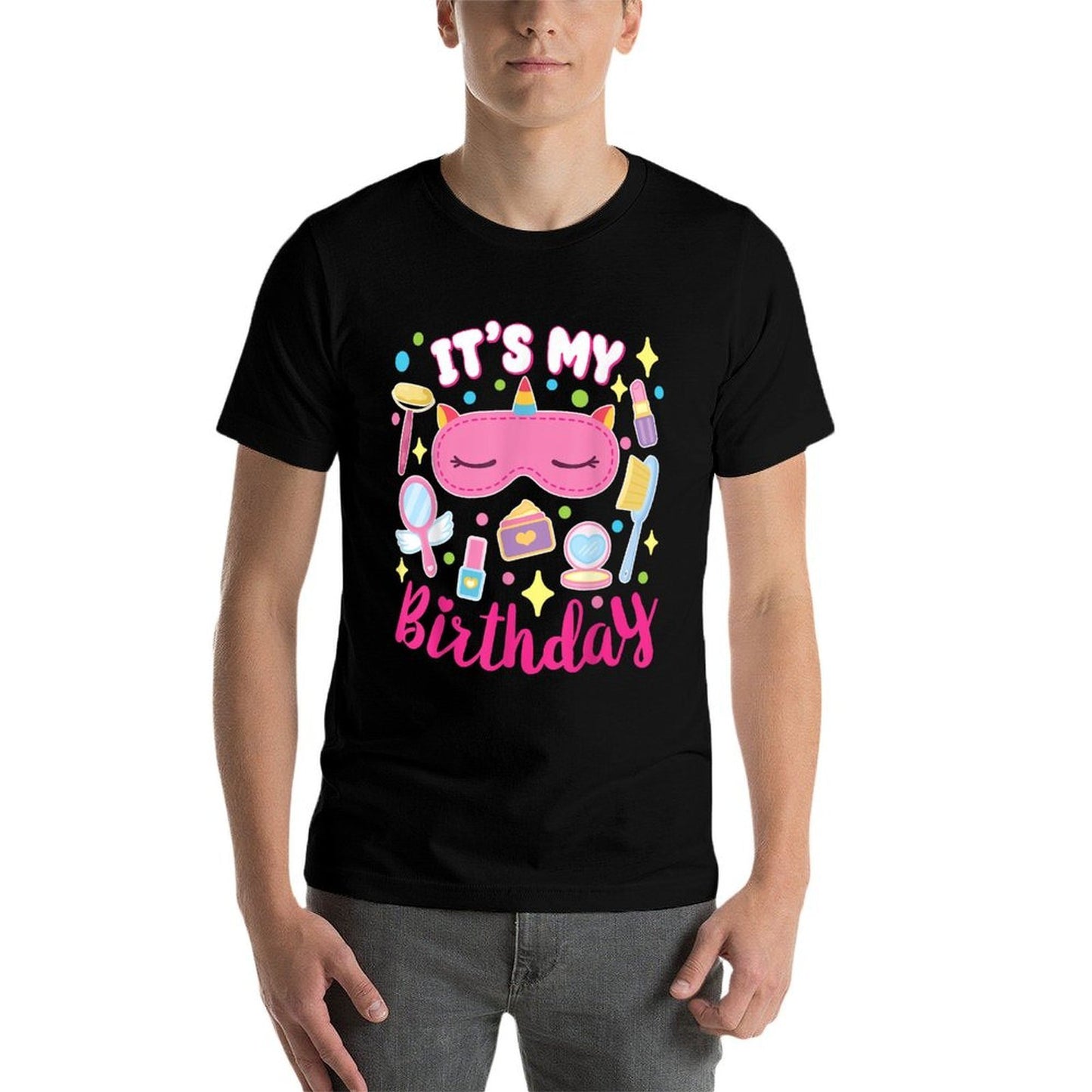 It's My Birthday Spa Party Birthday Pampered Unicorn Girls  Eco-friendly Material T-Shirt