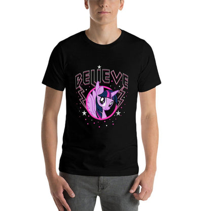 My Little Pony Friendship Is Magic Twilight Believe Logo  Quick-drying T-Shirt