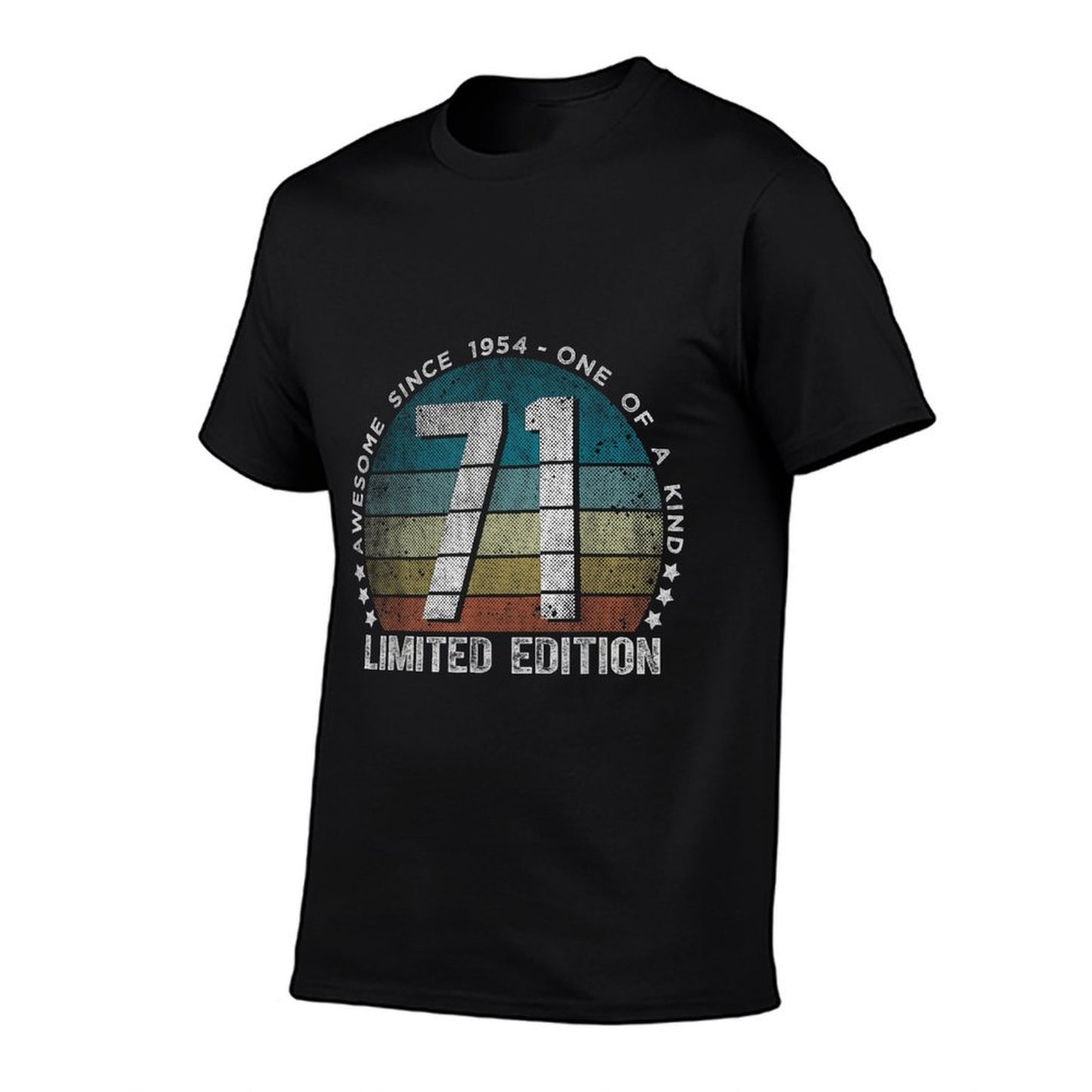 71 Year Old Gifts Vintage 1954 Limited Edition 71st Birthday  Trendy Pattern T-Shirt