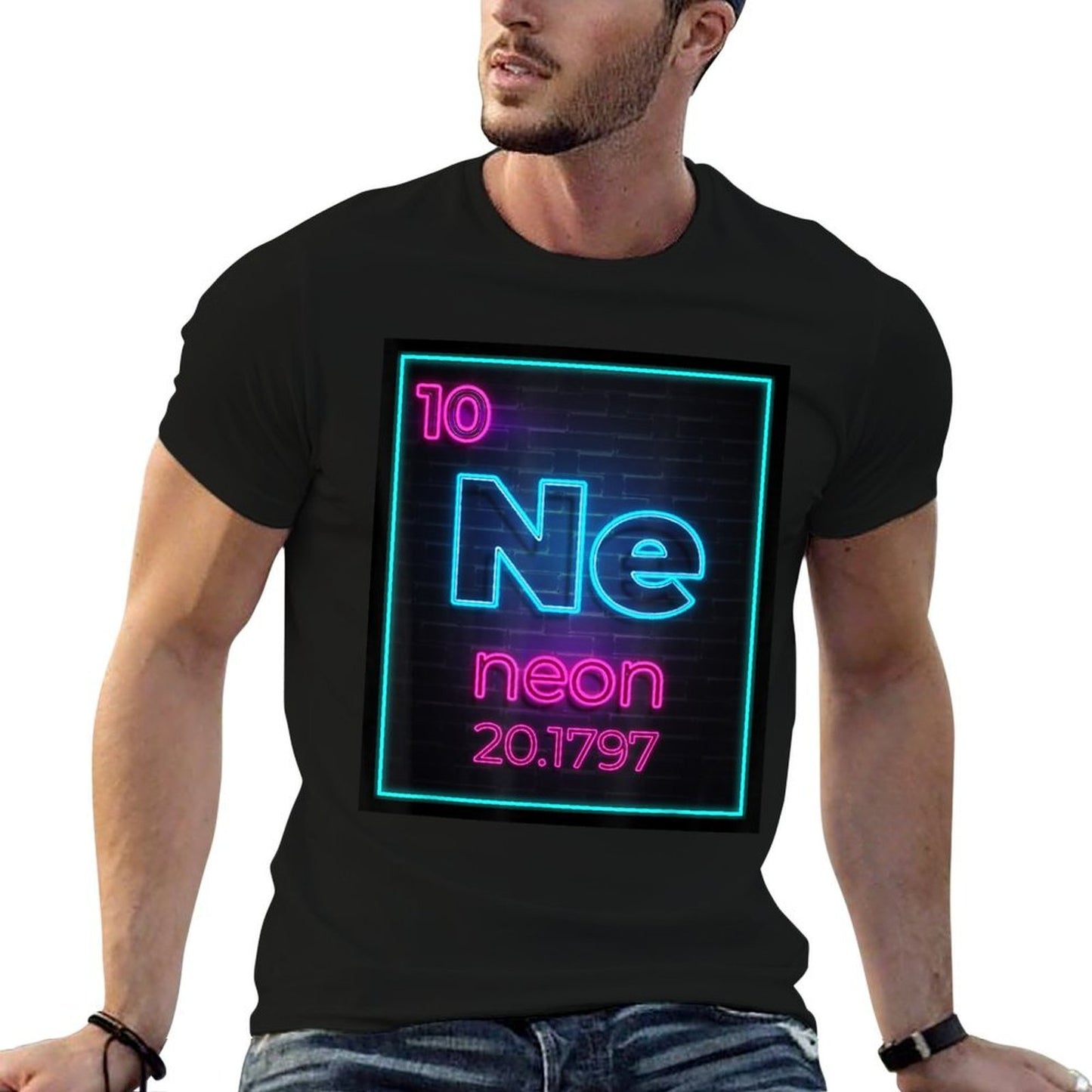 Ne Element Of The Chemistry Periodic Table For Scientists  Relaxed-fit T-Shirt