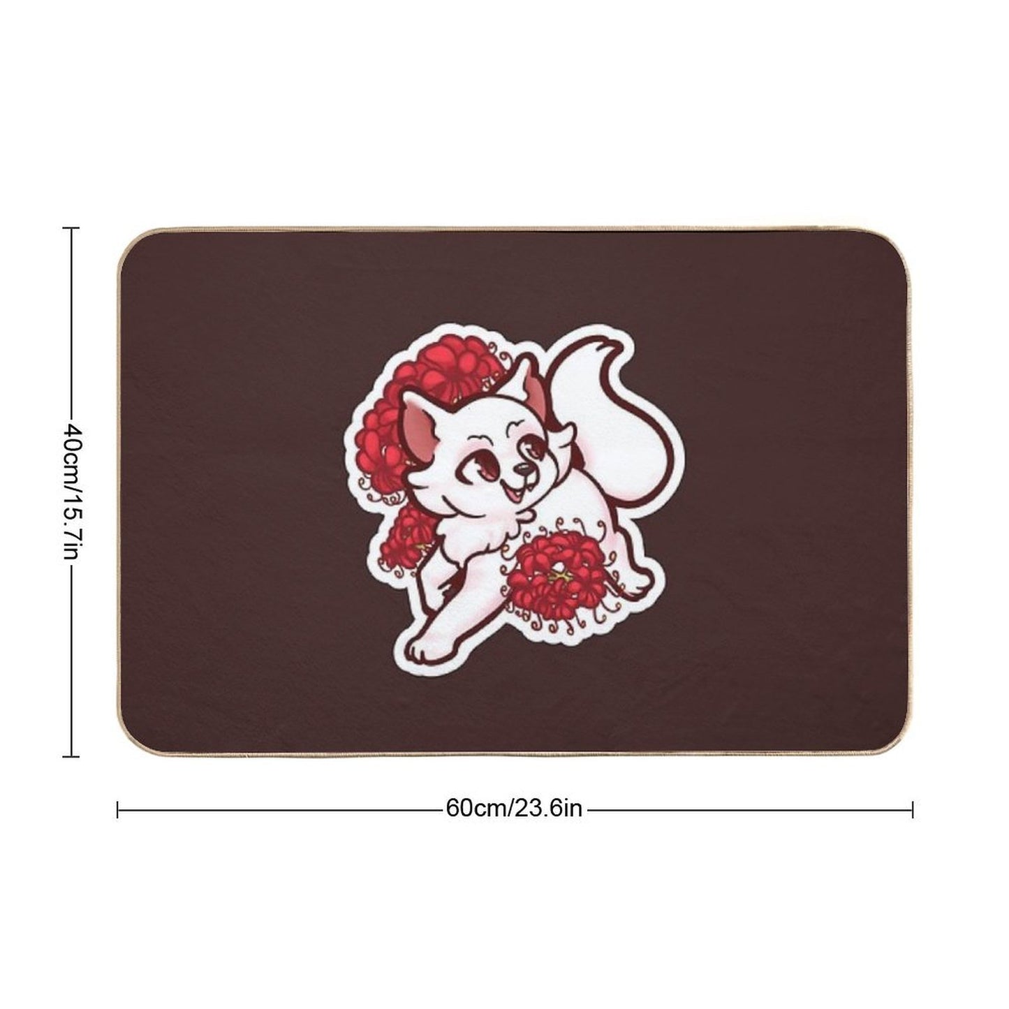 Spider Lillies  Rapid-Drying Bath Mat