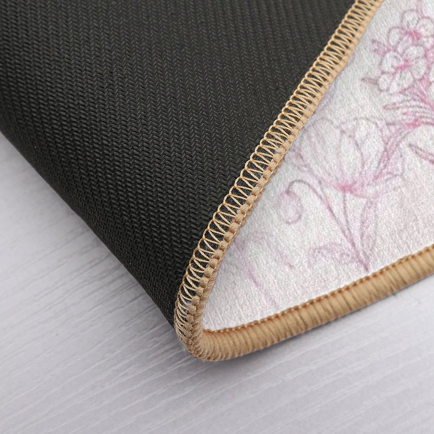 Pink Flowers Pattern Set  Throw Blankets & Tapestries, A-Line Dresses, Shower Curtains, Scarves,  Bath Mats And More  Multi-Purpose Bath Mat