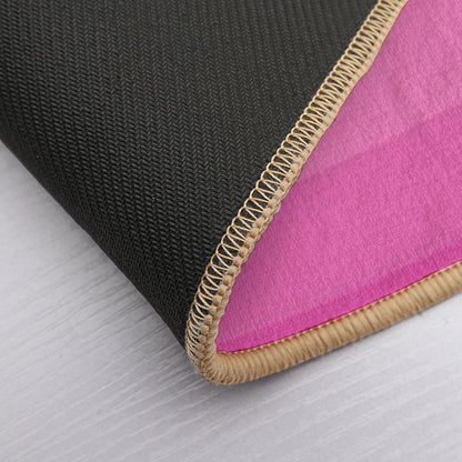 Pink Flower  Stain-Proof Bath Mat