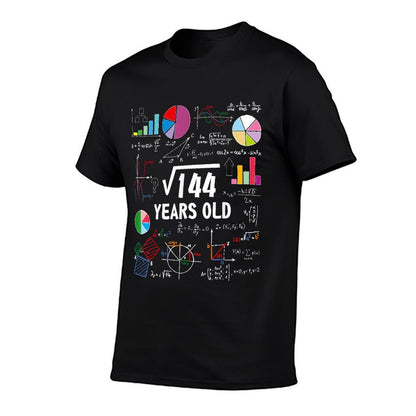Square Root Of 144 12th Birthday 12 Year Old Math Nerd  Breathable T-Shirt