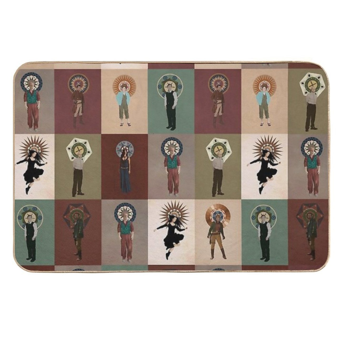 The Saints of Serenity  Stain-Proof Bath Mat