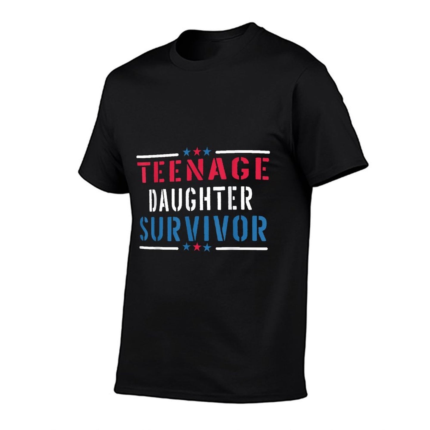 Funny Quotenage Daughter Survivor Vintage Fathers Day  Relaxed-fit T-Shirt