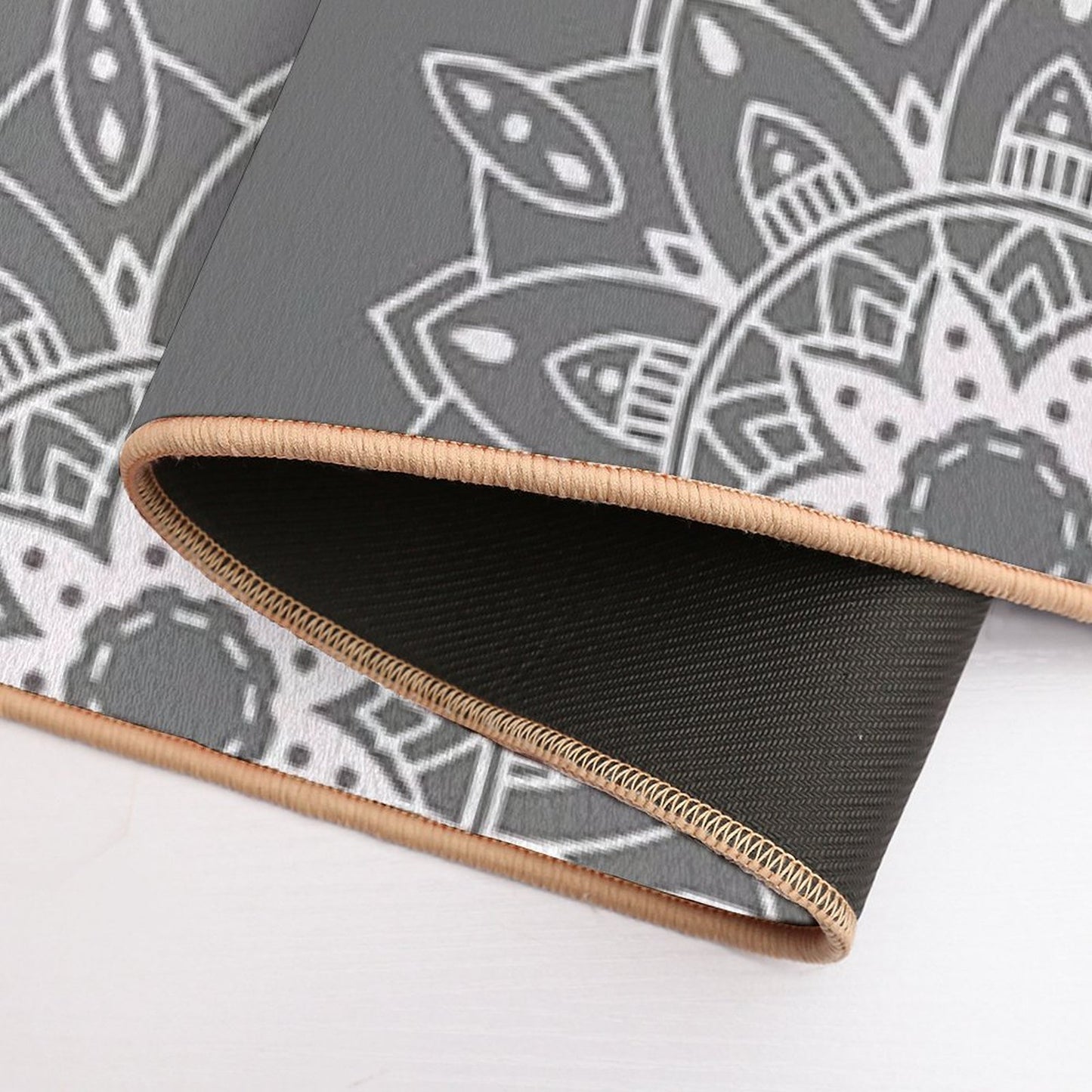 Peculiar Mandala Pattern  Non-Slip Bath Mat