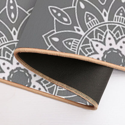 Peculiar Mandala Pattern  Non-Slip Bath Mat