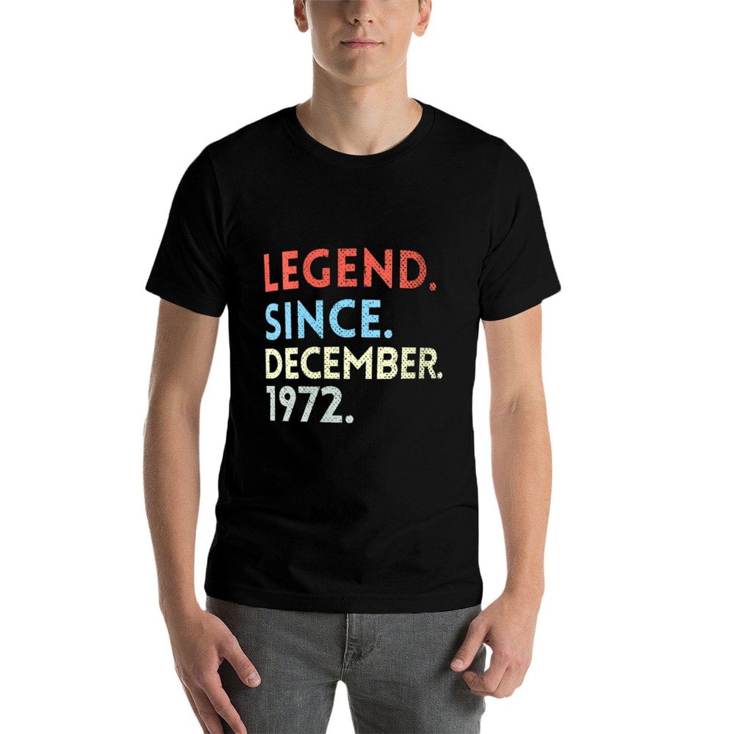 Womens Legend Since December 1972 50th Birthday Gift Fiftieth Bday  Moisture-wicking T-Shirt