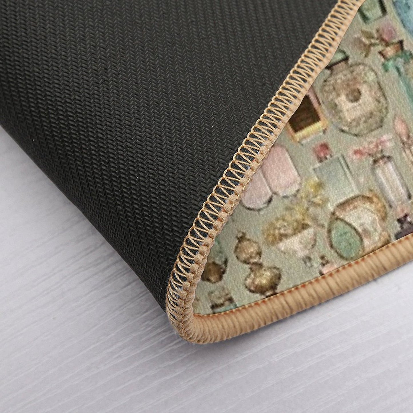 Nostalgic Fragrance Bottles  Toxin-Free Bath Mat