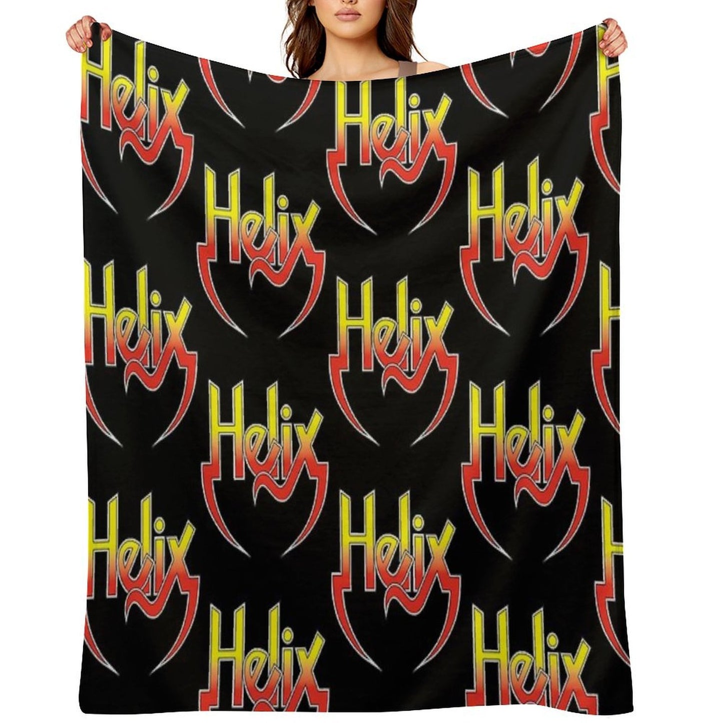 Helix Band Logo Multi-functional Throw Blanket