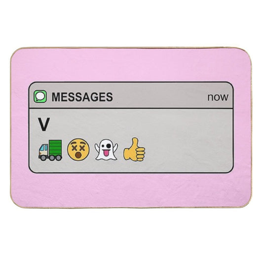 Wanna Hang  Easy Maintenance Bath Mat