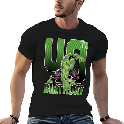 Marvel Hulk Smash 40th Birthday Graphic  Classic T-Shirt