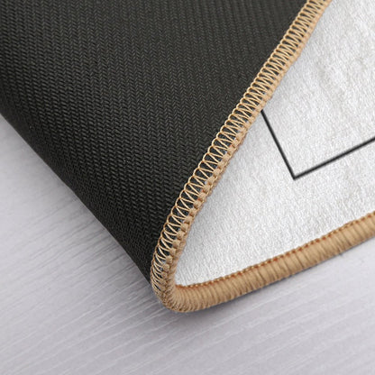 Soak 510 Watercolor Map Yoga Quote Definition Desi  Absorbent Bath Mat