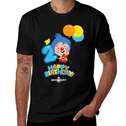 Kids Plim Plim The Kindness Hero - Happy Birthday  High-quality Stitching T-Shirt