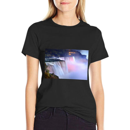 Niagara Falls Evening Twilight Colors  Relaxed-fit T-Shirt