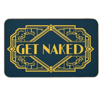 Get Naked - Fun Bathroom  Easy Maintenance Bath Mat