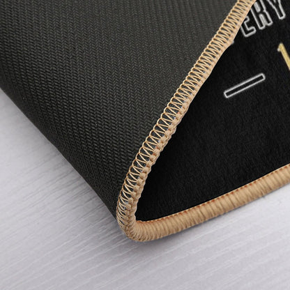 Slippery When Wet A Rock Classic  Easy To Clean Bath Mat