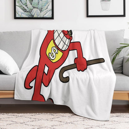 Whammy with Hat And Cane Plush Throw Blanket