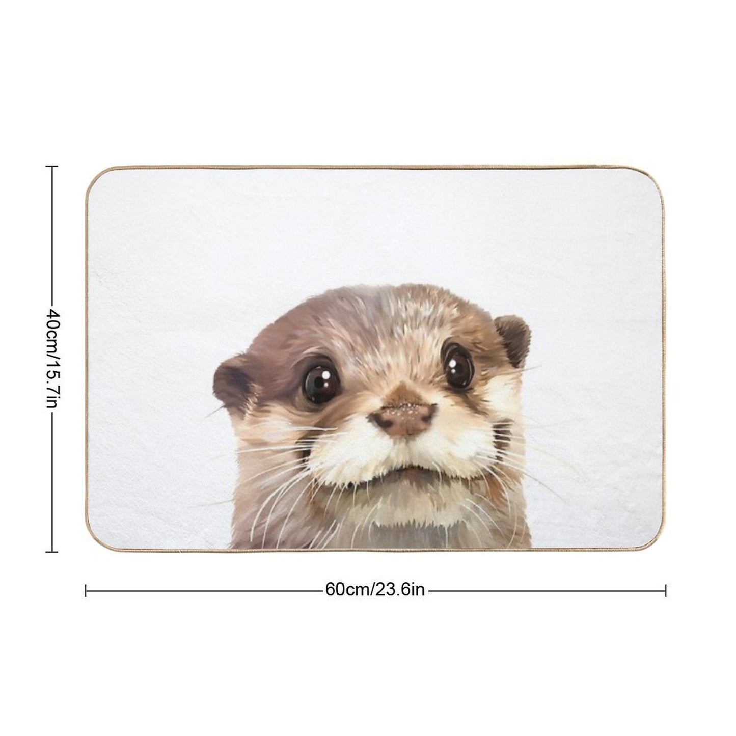 Otter  Fade-Resistant Bath Mat