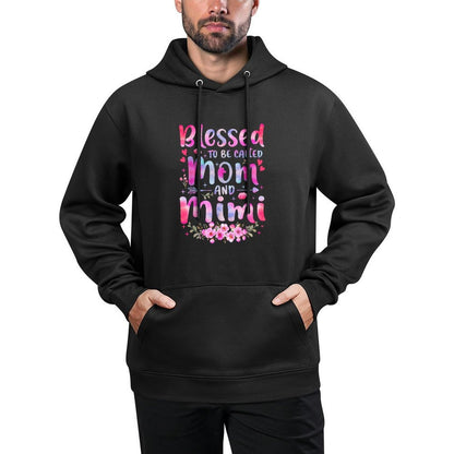 Mother's Day Blessed To Be Called Mom And Mimi Flowers Relaxed Fit Hoodie