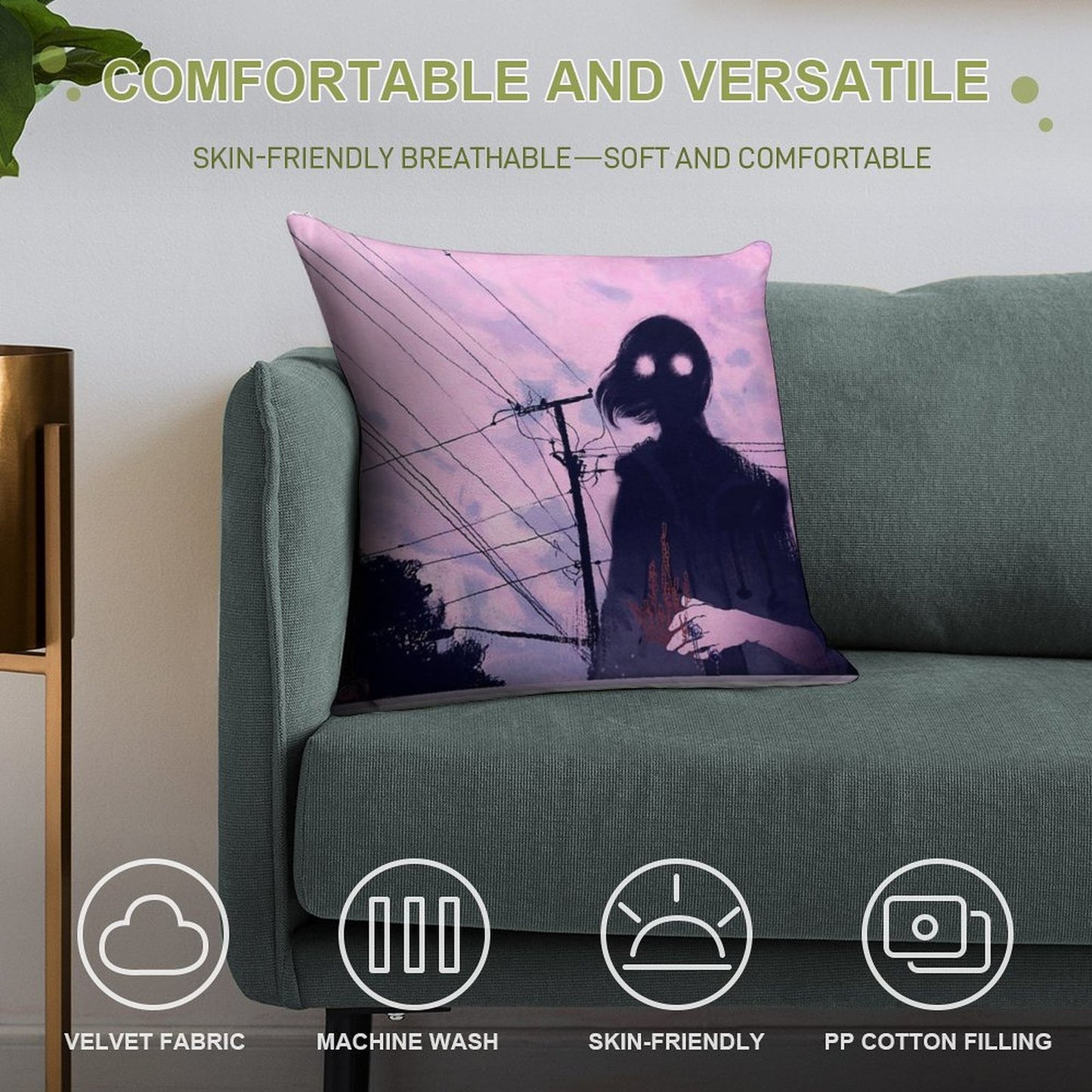 The Beginning Phase Soft Anti-Pilling Throw Pillow