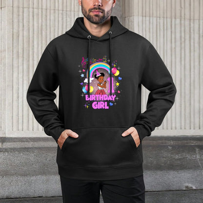 Kids One Year Old Birthday Girl Cute First Birthday Corner Premium Colorfast Hoodie