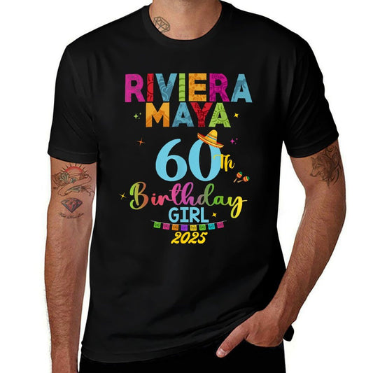 Riviera Maya 50th Birthday Trip Cancun Vacay Mexico Group  Relaxed-fit T-Shirt