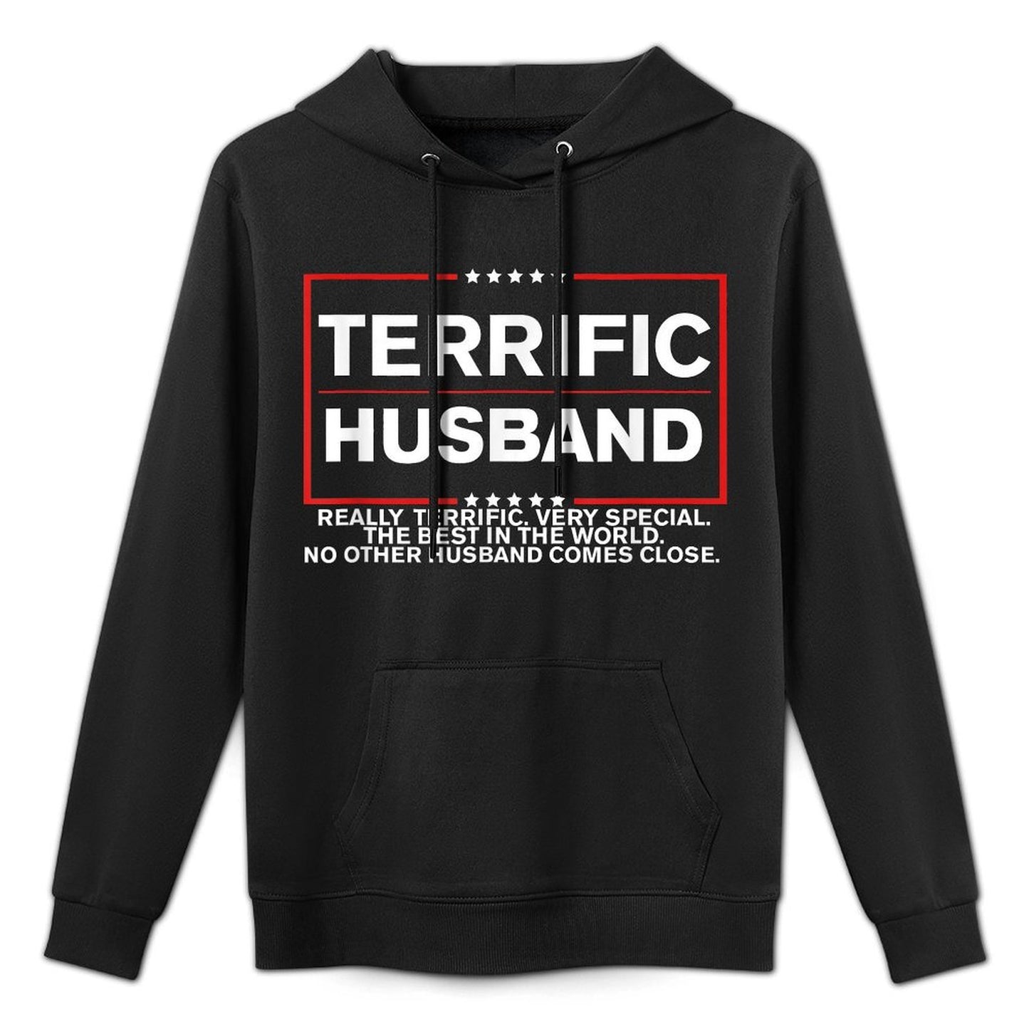 Best Husband Trump 2024 - Terrific Husband Funny Trump Kangaroo Pocket Hoodie