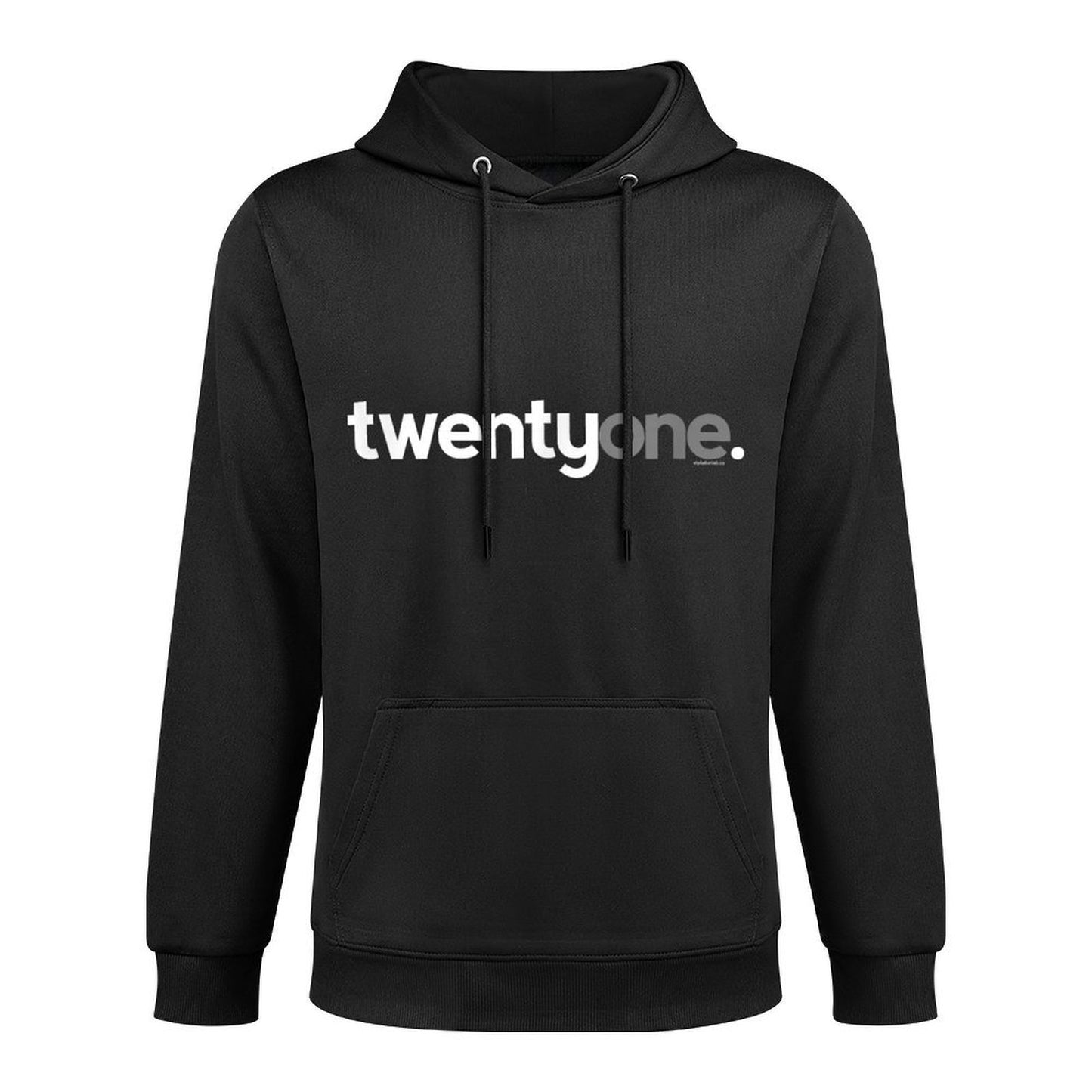 21st Birthday Ideas for Him Men T Twentyone Breathable Fabric Hoodie