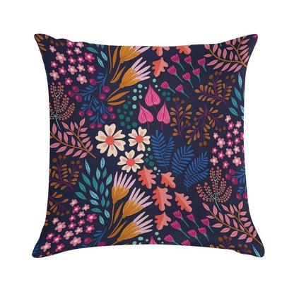 BLISS Flower Field Soft Anti-Pilling Throw Pillow