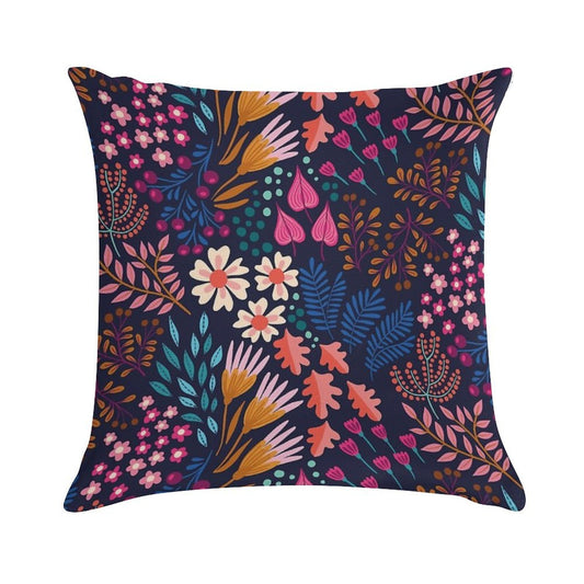 BLISS Flower Field Soft Anti-Pilling Throw Pillow