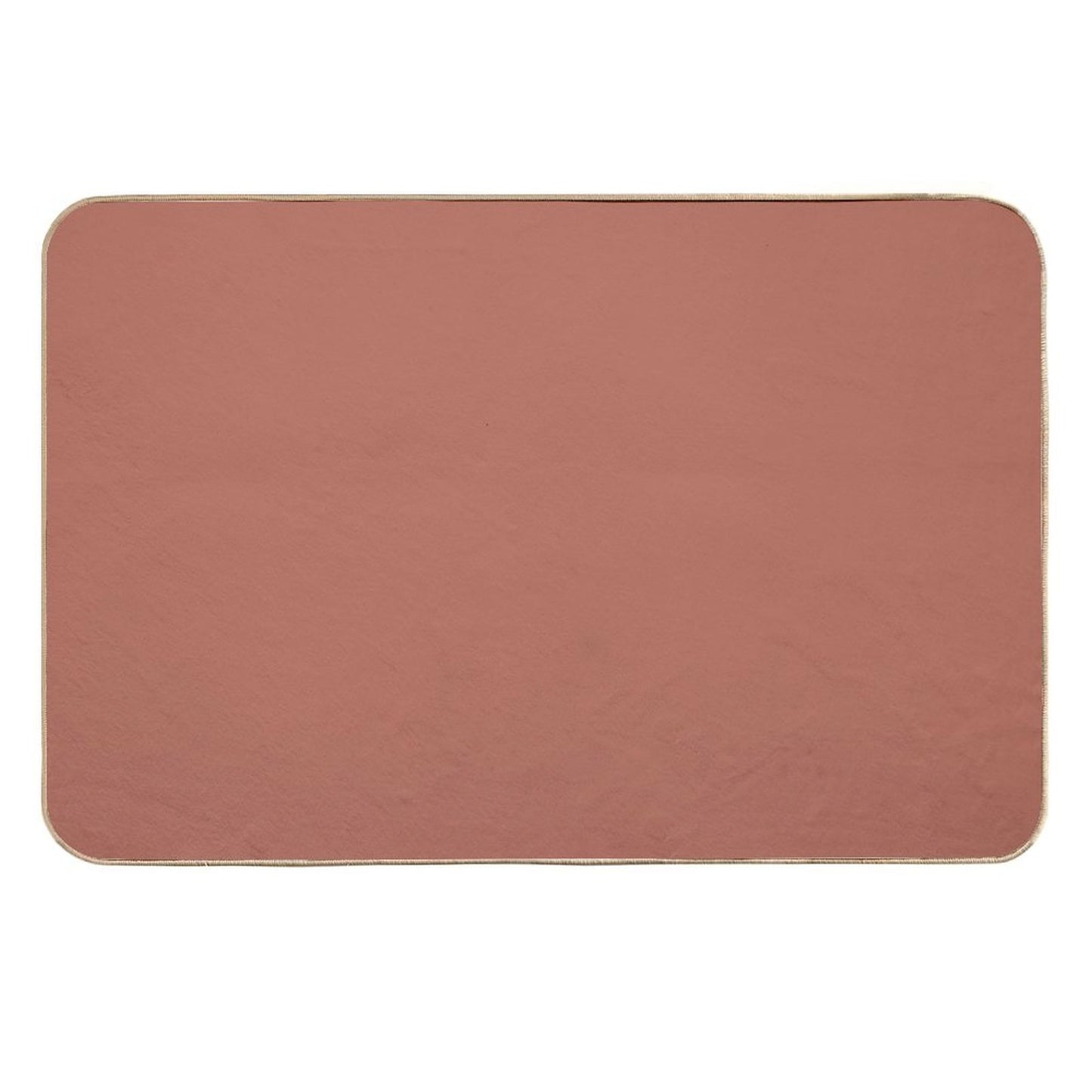 Autumn Terra Cotta Rose  Long-Lasting Bath Mat