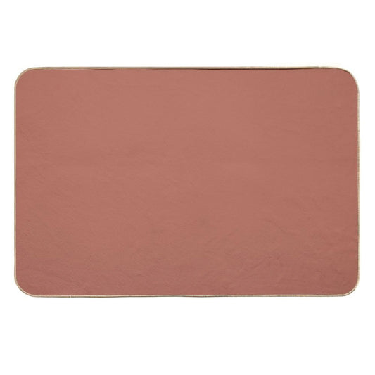 Autumn Terra Cotta Rose  Long-Lasting Bath Mat