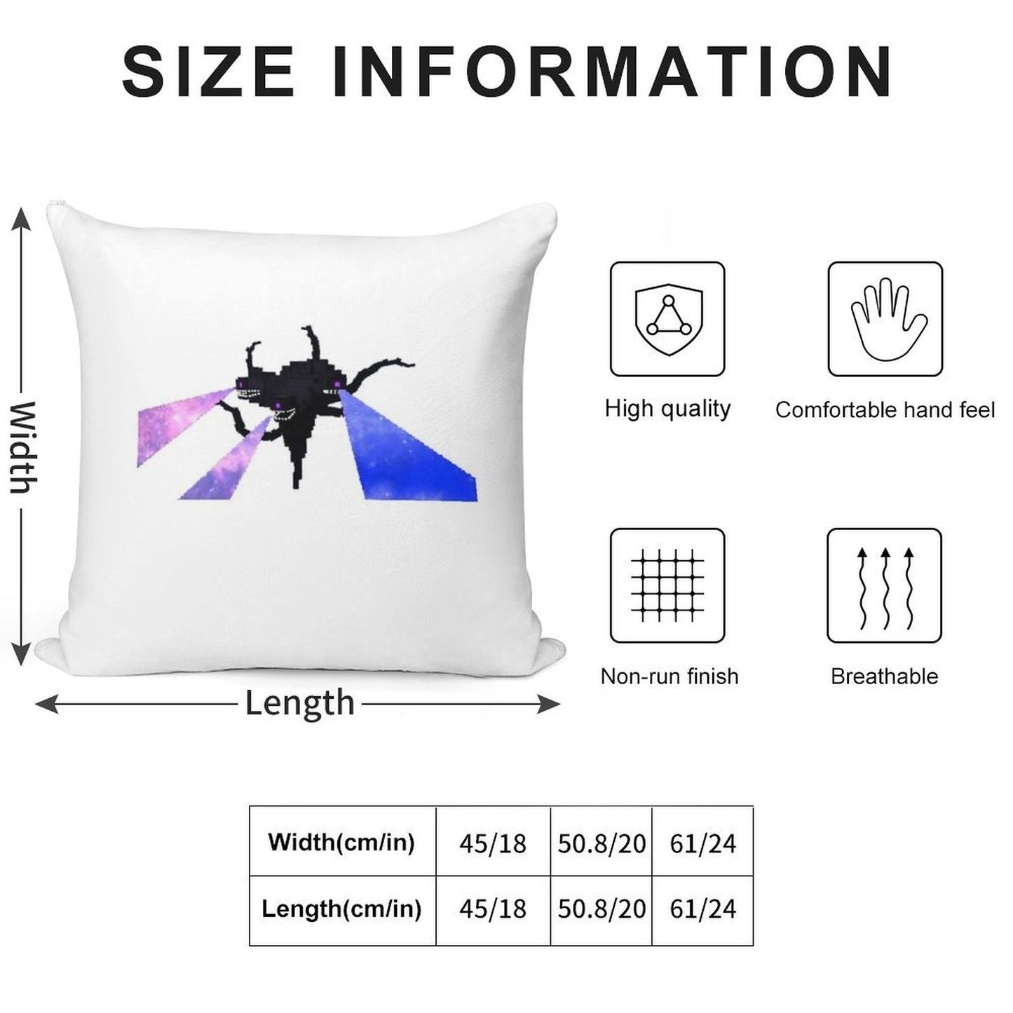 Galaxy Wither Storm Soft Style Accent Throw Pillow