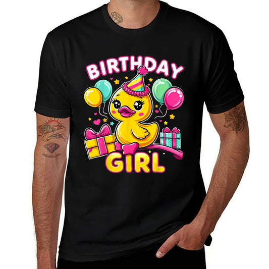 Birthday Girl Rubber Duck  Lightweight T-Shirt