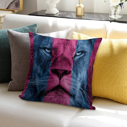 Aston Villa Lion Soft High-Density Material Throw Pillow