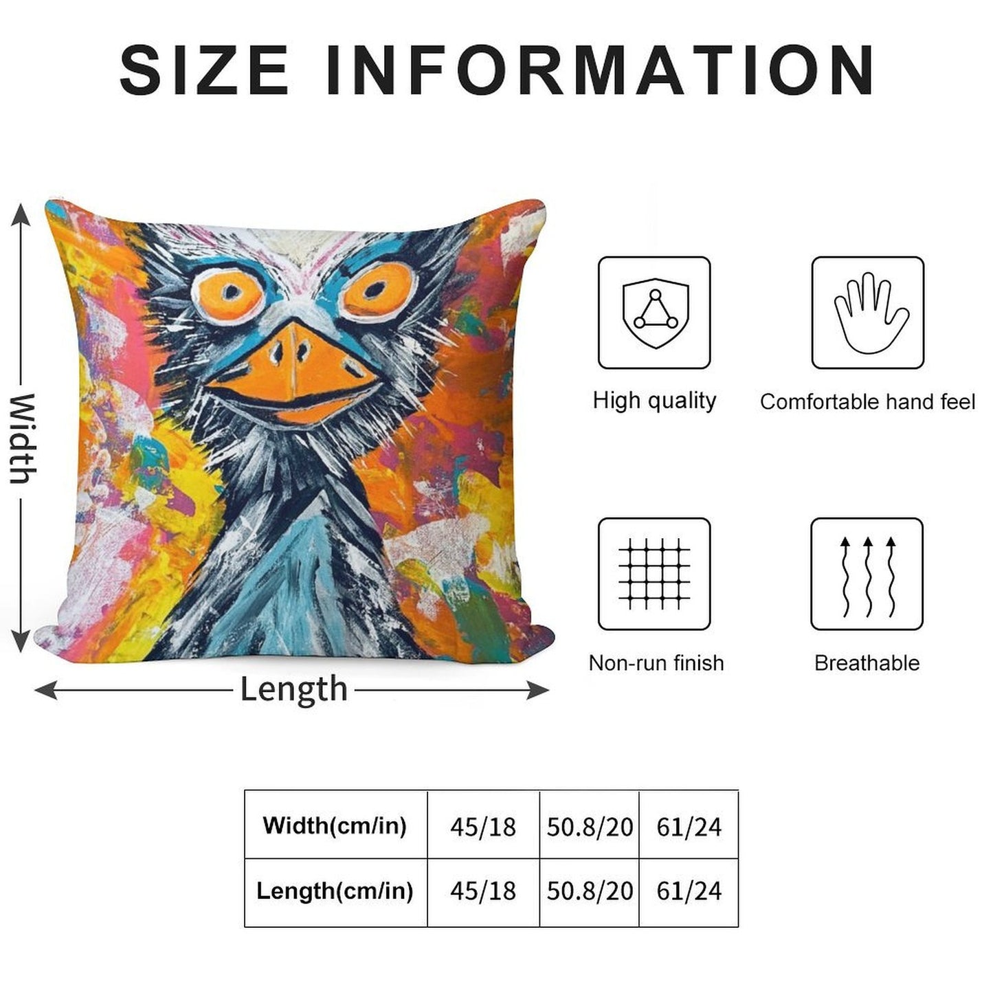Bird Brain Buzz Soft Multiple Sizes Throw Pillow
