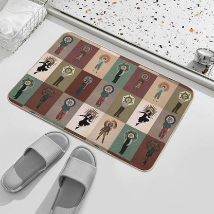 The Saints of Serenity  Stain-Proof Bath Mat